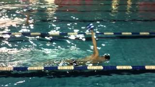 Freestyle amp backstroke alignmentrotation drill [upl. by Wulfe]