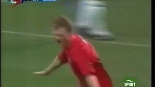 JOHN ARNE RIISE great LIVERPOOL goal vs CHELSEA [upl. by Yffat]