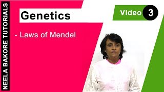 Genetics  Principles of Inheritance amp Variations  NEET  Laws of Mendel  Neela Bakore Tutorials [upl. by Vardon]