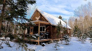 Building An Off Grid Log Cabin In The Woods Burning Stumps Post And Pad Foundation [upl. by Gillie660]