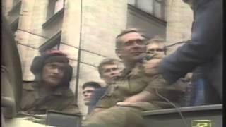 Tanks on the Moscow Streets 1991 [upl. by Manas]