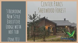 NEW STYLE Executive Lodge with Hot TubCenter Parcs Sherwood Forest [upl. by Combe]