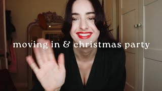 MOVING BACK IN amp CHRISTMAS PARTY  Vlogmas 21 🌲 [upl. by Sorcim76]