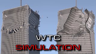 WTC Simulation  World Trade Center Case Study  Blender Demolition Demo 3 [upl. by Aicssej]