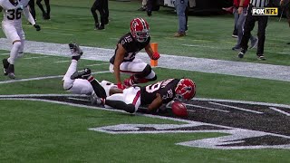 Muffed punt turned TD ATL capitalizes on Shaheeds miscue for six [upl. by Kimberlyn676]