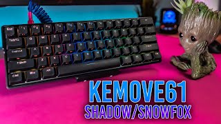 My Favorite 60 ⌨ So Far  Kemove 61 ShadowSnowfox Mechanical Keyboard Review amp Typing Sounds [upl. by Siurtemed]