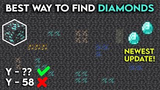 The Best Way To Find Diamonds In Minecraft 120 Minecraft Myth Busting 133 [upl. by Aleakcim]