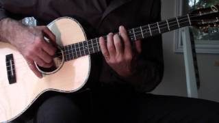 Pono Tenor Guitar tuned in gcea Ukulele tuning [upl. by Aramas]