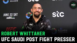 Robert Whittaker targets Dricus Du Plessis but “Izzy’s still on the hit list” [upl. by Marilou]