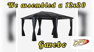 12x20 Purple Leaf Hardtop Gazebo Build [upl. by Raynard]