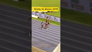 Epic 100m ShellyAnn FraserPryce Vs Elaine Thompson Herah 2019 [upl. by Hannover416]