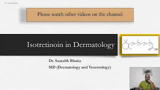 Isotretinoin in Dermatology  Agent Mechanism of Action Uses Sideeffects [upl. by Ocko600]