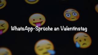 Die 6 schönsten WhatsAppSprüche für Valentinstag [upl. by Bryana]