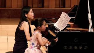 Schubert Marche Militaire Op51 No1 piano Duo 舒伯特 军队进行曲 by Audrey Sung amp Joanna Li （李若含） [upl. by Ysset299]