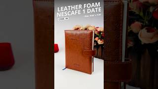 Nescafe Leather Foam 1 Date Diary  Magnet Button  Code 44 [upl. by Roselia]