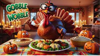 Gobble Till You Wobble AI Thanksgivingartificialmusic comedy [upl. by Armmat6]