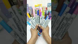 ADD Gel Dual Tip CALLIGRAPHY Brush Pens 😲 shorts stationery backtoschool school art [upl. by Martelli480]