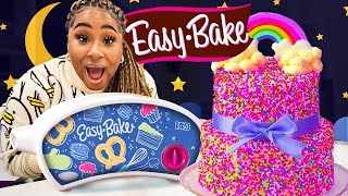 LATE NIGHT baking with the EASY BAKE OVEN [upl. by Etteval]