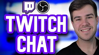 How To Add Twitch Chat to OBS Studio✅2023 Guide [upl. by Anid]