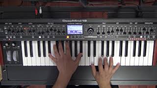 Behringer DeepMind 12  DEMO No talking [upl. by Aikimat712]