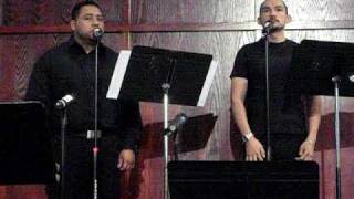 Pergolesis quotStabat Materquot sung by Aaron Alarcon tenor and Juan M Rodriguez baritone [upl. by Edeline]