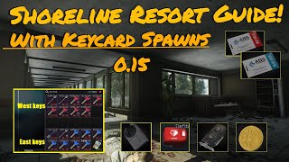 Shoreline Resort Loot Guide With Keycard Spawns Escape From Takov 015 [upl. by Grane]