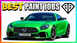 GTA Online  BEST Rare Paint Jobs for the NEW Benefactor Schlagen GT Car GTA V [upl. by Lemyt]