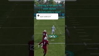 Jaylen Waddle 99 yard TD nfl [upl. by Rudin]