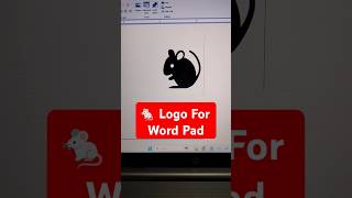 Word Pad Mouse Logo shorts trending windows [upl. by Kinelski412]