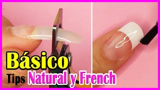 0521Aprende a hacer Uñas ACRÍLICAS para PRINCIPIANTES 😍 TIPS NATURAL Y FRENCH Paso a Paso [upl. by Ahker]