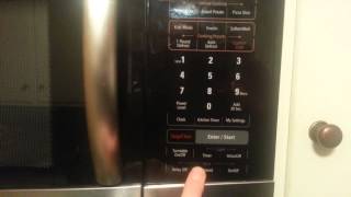 SE error code on Samsung microwave [upl. by Yatnoj]