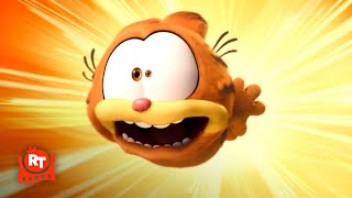 The Garfield Movie 2024  Hilarious Train Jump Scene [upl. by Chalmers]