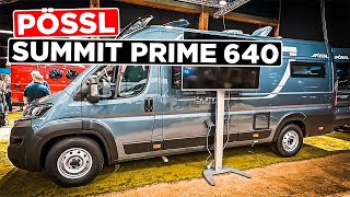 LängsEinzelbetten Luxus Camper 2023 Pössl Summit Prime 640 [upl. by Kotta407]