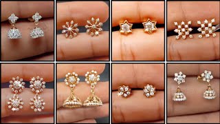 ✨💎 Elegant Diamond Earrings For Daily Wear  goldjewellery diamond jewellery earrings fashion [upl. by Eirual]