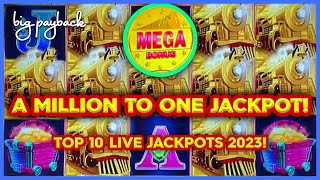 EPIC amp MASSIVE Top 10 MOST EXCITING LIVE Slot Jackpots 2023 🔴 [upl. by Cohbert]