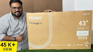 Haier Google tv 43 Inch Review  Haier Google Android tv  Haier Google tv  43P7GT Haier tv [upl. by Enined889]