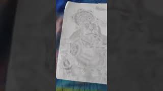 Hanuman ji drawing please like and subscribe [upl. by Sergius812]