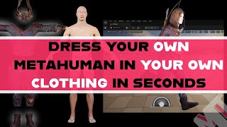 How to Dress a metahuman for Unreal Engine [upl. by Pember]