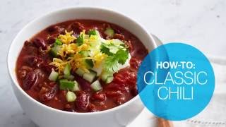 How to make classic chili  Canadian Living [upl. by Jerrine]