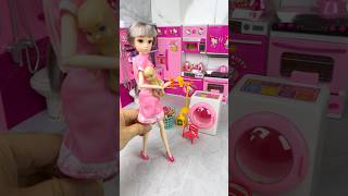 Satisfying With Unboxing Washing Machine Set Toys ASMR Video shorts [upl. by Lucy]