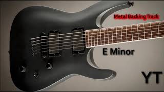 Heavy Metal Backing Track E Minor [upl. by Kirst116]