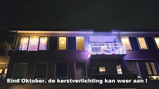 Eind Oktober De kerstverlichting kan weer aan [upl. by Alethea371]