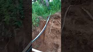 Naik 30 mtr vertikal jarak 100 mtr Pompa hidram dg input 15 inch [upl. by Damarra]