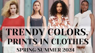 All about fashionable colors and prints for SpringSummer 2024 [upl. by Heinrick127]