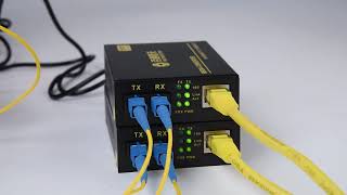 Fiber Media Converter：Muti mode Dual fiber [upl. by Hseham416]