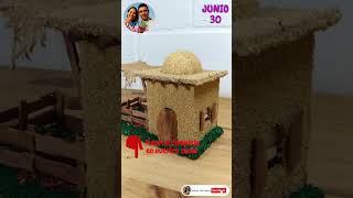 🔴Invitación Nuevo Vídeo CASAS FÁCILES Para Pesebres o Maquetas Tutorial Con Arte en Tus Manos [upl. by Maroney312]