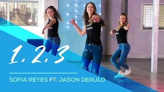 1 2 3  Sofia Reyes ft Jason Derulo  Easy Fitness Dance Video  Choreography [upl. by Gutow193]