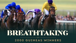 4 breathtaking QIPCO 2000 Guineas winners at Newmarket Racecourse [upl. by Kuhn]