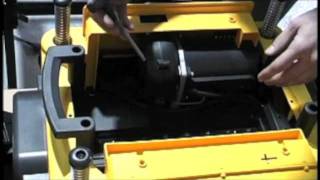 How to Change the Blades in a Dewalt DW735 Planer [upl. by Meedan]