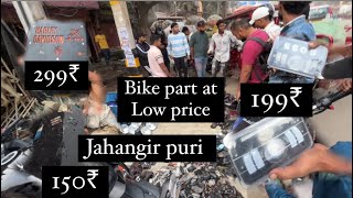 Bike parts at low price in Jahangir puri Sunday market [upl. by Yannodrahc]